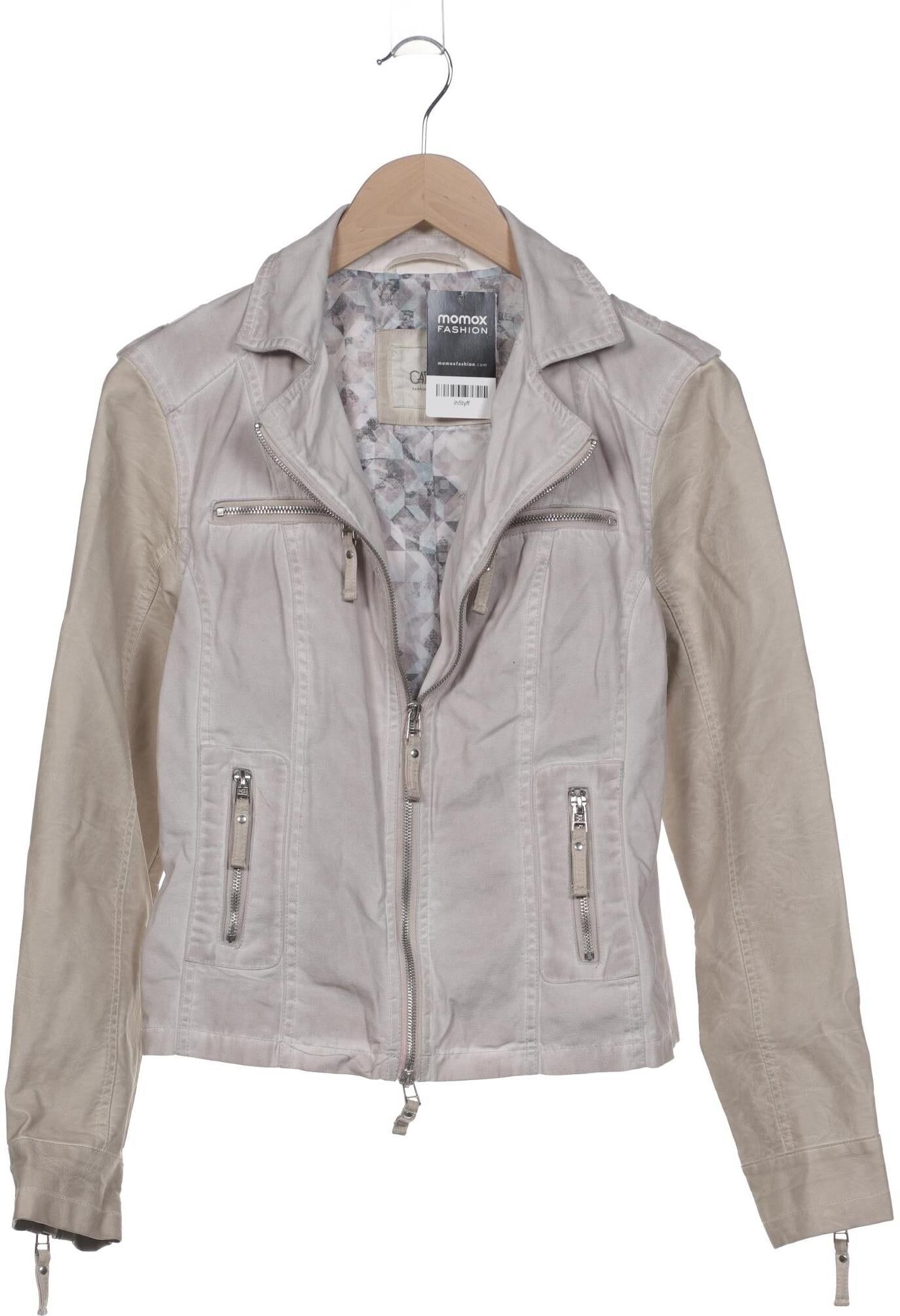 Cartoon Damen Jacke, Beige, Gr. EU 38, Baumwolle / Synthetik - Second Hand