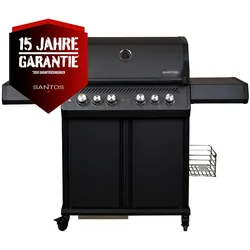 SANTOS S-418 Pro All Black Matt | Seiten- & Heckbrenner