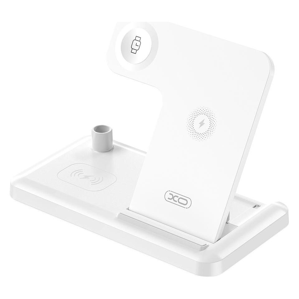 xO Drahtloses induktives Ladegerät WX033 4in1 15W weiss (15 W) (WX033)