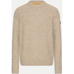 Pullover mit Rundhalsausschnitt Beige M