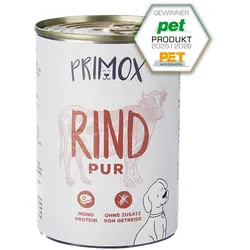 Primox Hunde Nassfutter Rind PUR 6 x 400G 6x400 g