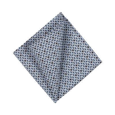 Einstecktuch VENTI "VENTI Einstecktuch Print", Herren, blau (sattes dunkelblau), 100% Baumwolle, Modetücher