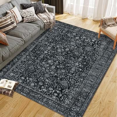 Garvee Vintage Boho Floral Area Rugs Home Decor