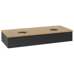 Villeroy & Boch Antao Waschtischunterschrank 1200x190x500mm L13051PD mit Beleuchtung FK/AP: PD/1