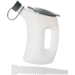 Pressol Messbecher 07621, aus Kunststoff, mit 0,25 Liter Skala, Deckel & flexiblem Ausgießrohr, 1 Liter
