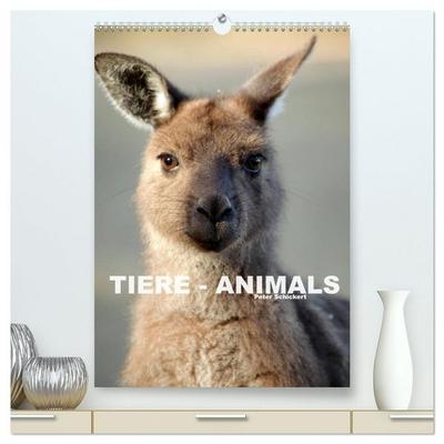 Tiere - Animals (hochwertiger Premium Wandkalender 2026 DIN A2 hoch), Kunstdruck in Hochglanz