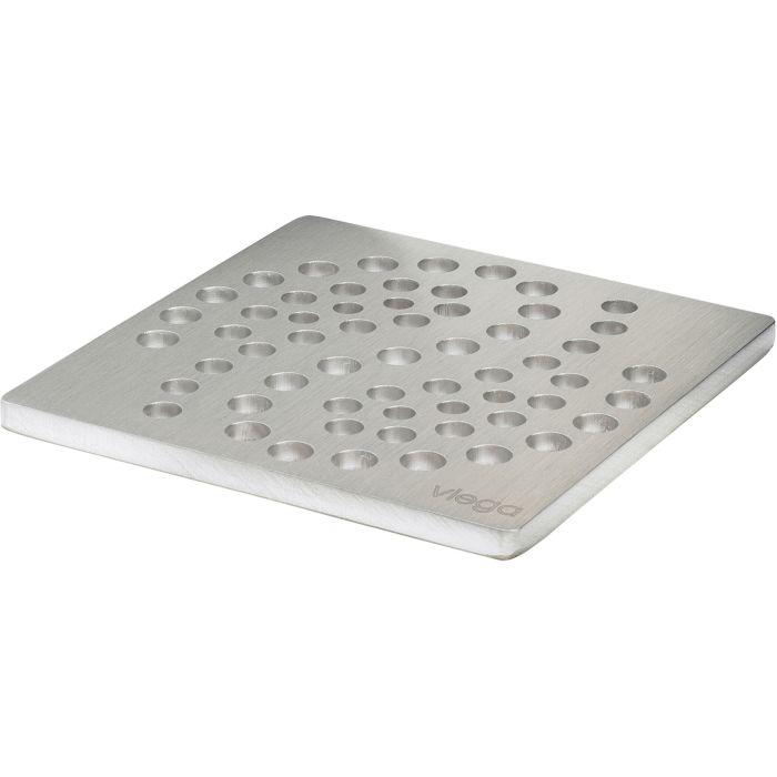 Viega Advantix Rost 492311 Visign RS4, 94x94mm, massiv, Edelstahl 1.4301