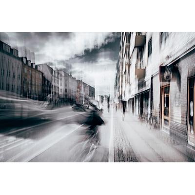Fototapete PAPERMOON "Photo-Art CARMINE CHIRIACO, LEBEN IN KOPENHAGEN", bunt, B:3,5m L:2,6m, Vlies, Tapeten
