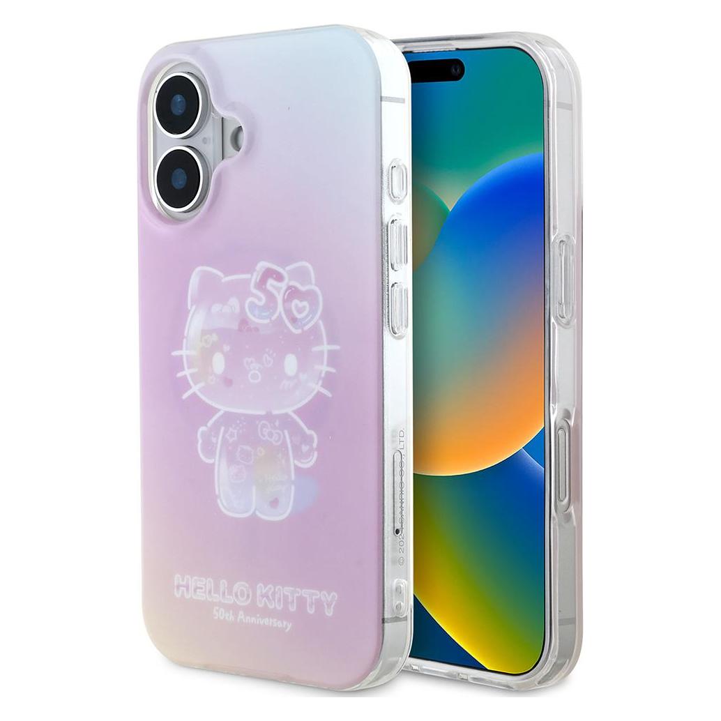 Hello Kitty HKHMP16SH50AP iPhone 16 6.1" różowy/pink hardcase IML 50TH Anniversary Magsafe (Apple iPhone 16) (Hel000132-0)