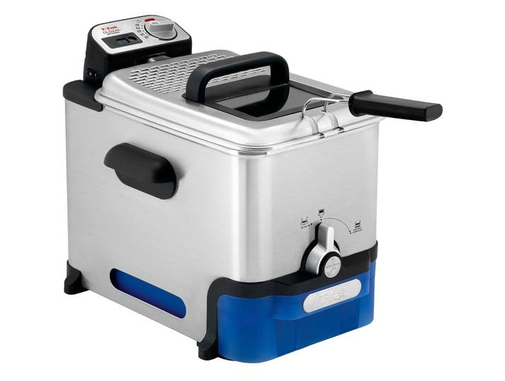 Fritteuse Tefal Oleoclean Pro Inox & Design 3.5 l - Farbe: silber - Fritteuse