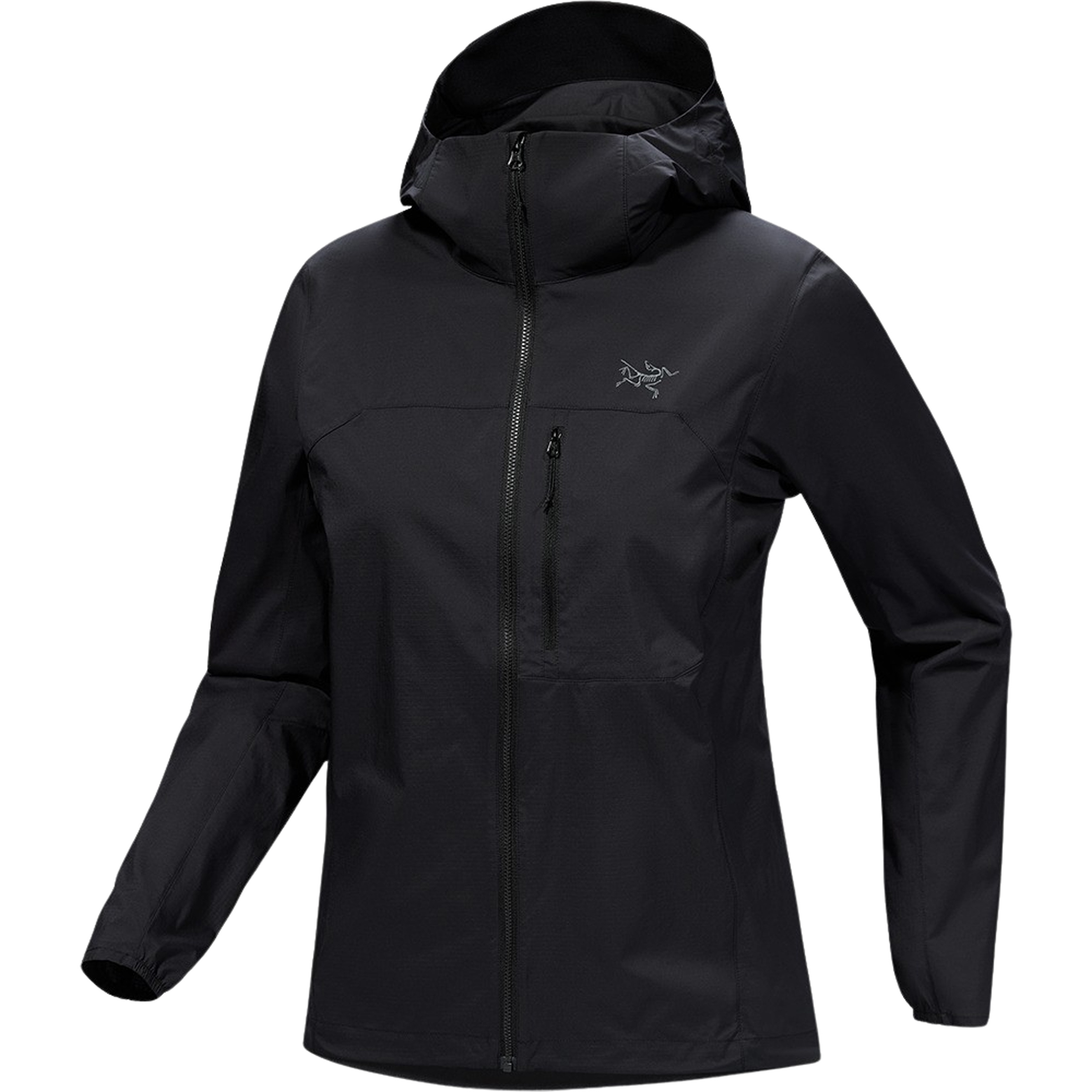 Arc'teryx Squamish Damen Windbreaker schwarz Größe XS Sportklettern | Alpinklettern | Bouldern Klein verpackbar Wasserabweisend
