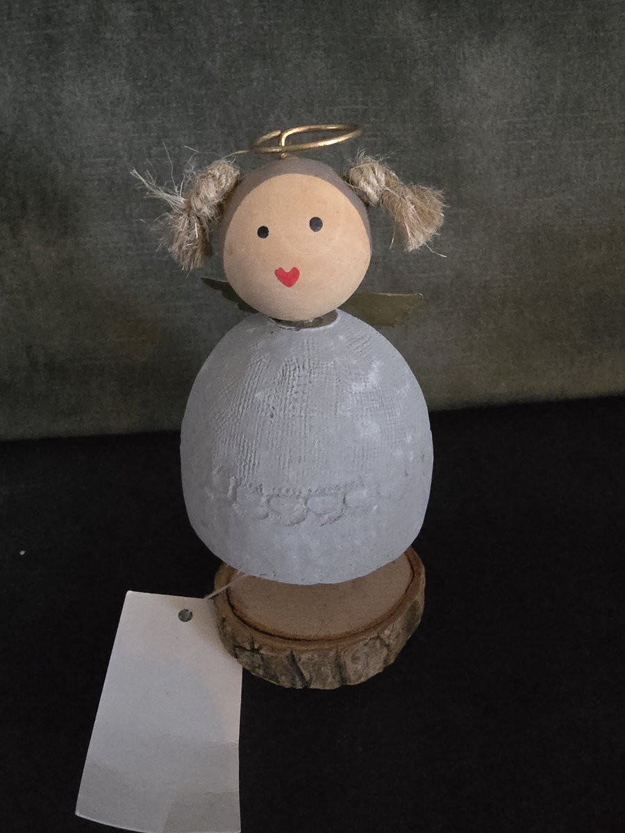 Engel met vleugels uit de Baden Collection voor kerstdecoratie