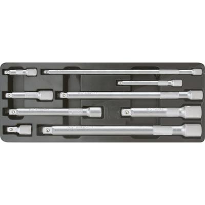 Ks Tools 1/4+3/8+1/2 Verlängerungs-Satz, 9-tlg [Hersteller-Nr. 911.0007]