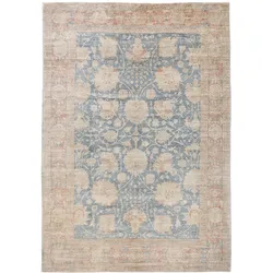 benuta Pop Waschbarer Teppich Mara Multicolor 120x170 cm - Vintage-Stil Teppich im Used-Look
