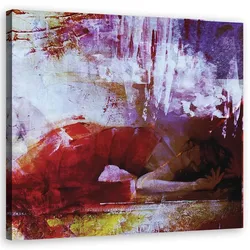 LEINWANDBILD Menschen Rot 40x40cm
