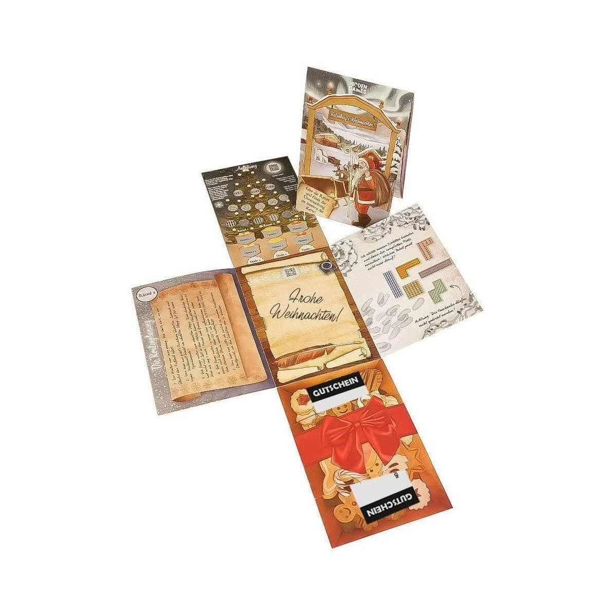 Hidden Games Mysterieus Kerstfeest Puzzelkaart van Sonstige Verlage