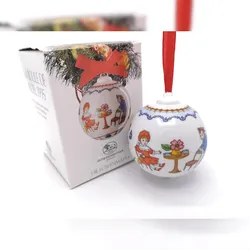 DKG utils Hutschenreuther Porzellan Weihnachtskugel Kugel 1995 mit Originalverpackung
