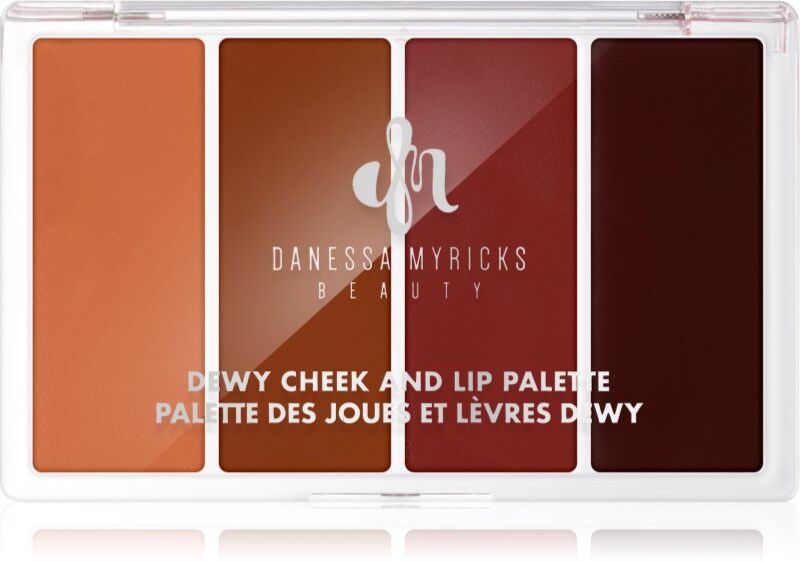Danessa Myricks Beauty Dewy Cheek & Lip Palette multipurpose palette for the face shade Dew It Undercover 25 g