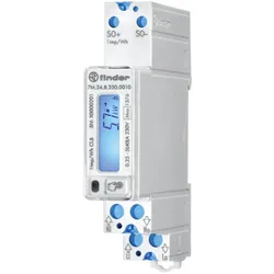 Finder, Energiemessgerät, 7M.24.8.230.0010 kWh-meter 1-fase Digitaal 40 A Conform MID: Ja 1 stuk(s)