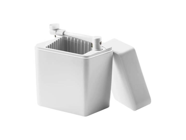 Rosti Boîte à fromage Classic avec coupe-fromage 16,5x10x19 cm Blanc