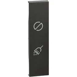 Legrand KG11H LivingNow 1-mod. Abd. Lichtsignal ”Nicht stören/Zimmer reinigen”, Farbe Black