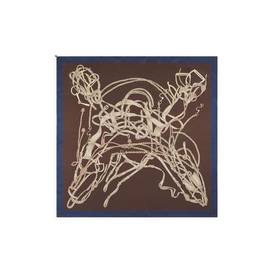 Modetuch CODELLO "Codello Tuch", Damen, braun, Obermaterial: 100% Seide silk., Modetücher, aus Seide