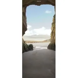 Scheurich Türfolie Cave in the Sea, für Innen- Außentüren