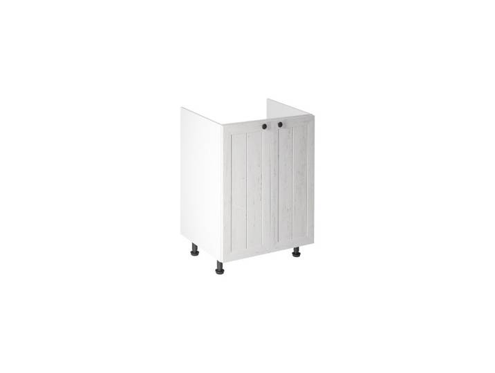 ROYAL24_MARKT Spülenunterschrank - Die ideale Lösung für Küchenreinigungsmittel. (Küche Spüleunterschrank, 1-St., Provence - D60Z) Zeitlos - Exklusiv - Top Qualität.