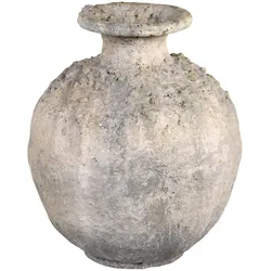 Chic Antique Großer Antik Topf, H39/D32 cm antique creme