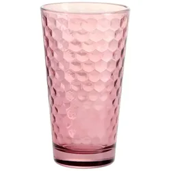 12er-Set Ritzenhoff & Breker Trinkglas Favo 400 ml Glas Berry