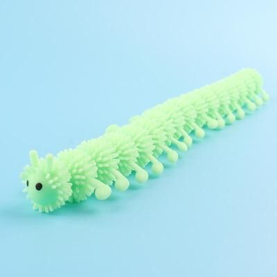Snug & Styled Caterpillar Stretch Decompression Toy For Kids Sensory Fidget Play green