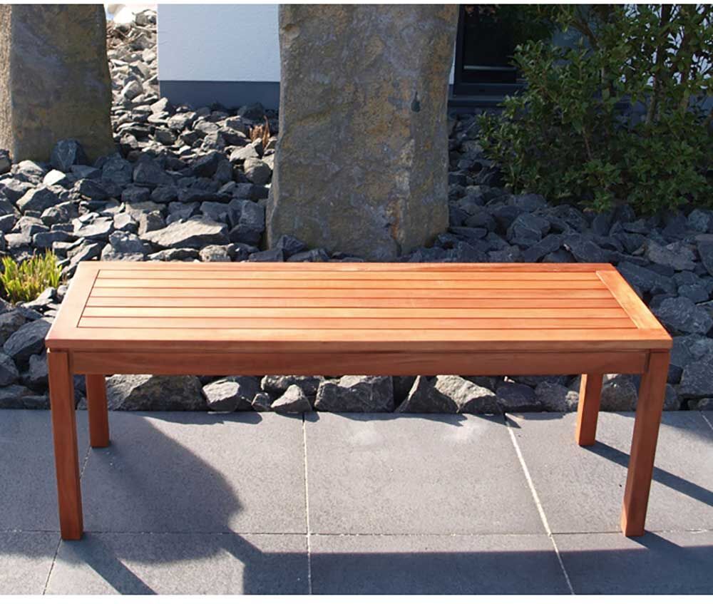 Pharao24.de Gartenbank aus Eukalyptusholz massiv