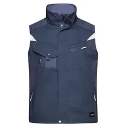 Workwear Weste JN822, navy-blau, Größe XXL - navy - XXL