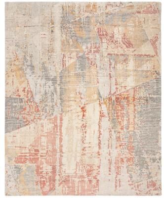 SAFAVIEH Couture Hand-knotted Tiffany Prima Modern Abstract Viscose Rug