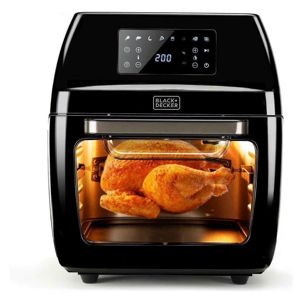 Black & Decker Black+Decker BXAFO1200E - Heissluftfritteuse und Backofen, 1700W, 12L (12 l) (BXAFO1200E)