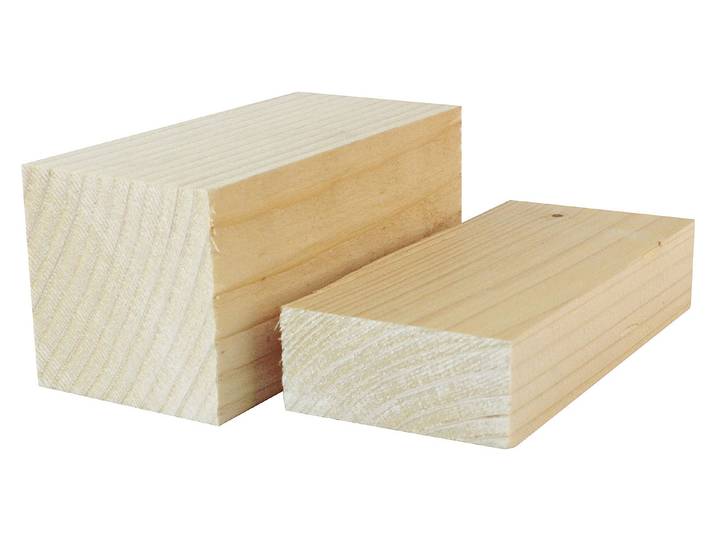 Oecoplan Doppellatte gehobelt 55 x 55mm / 1m