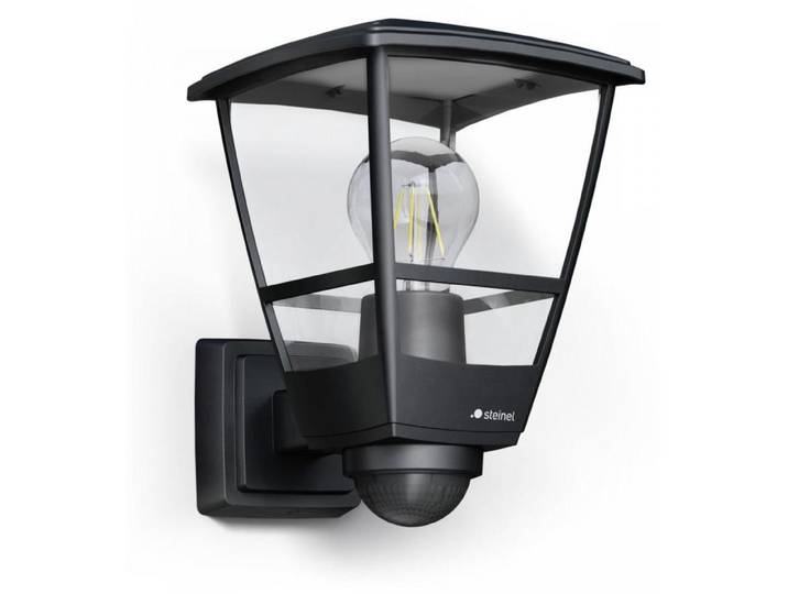 Steinel Lampe d'extérieur à détecteur L 10 S noire avec détecteur de mouvement
