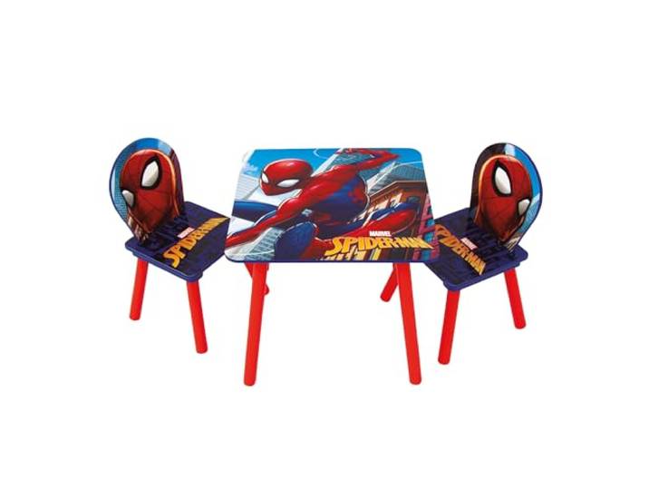 Spider-Man Holztisch & 2 Stühle Set, von Nixy Children Spiderman, Einheitsgröße