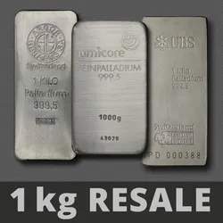 Palladiumbarren 1000g "Resale"