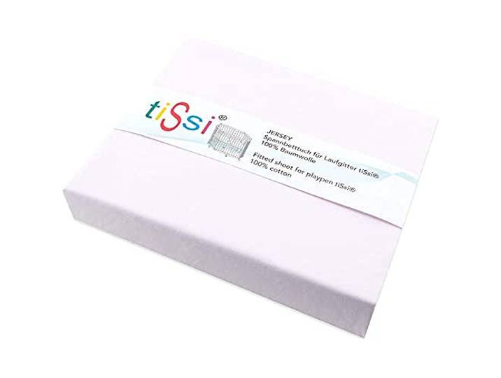 tiSsi ® Spannbetttuch 6-eckig für Laufstall/Laufgitter rosa