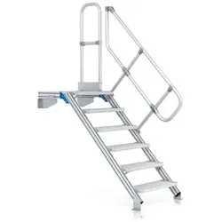 Zarges Podesttreppe 45° 800mm Stufenbreite 19 Stufen