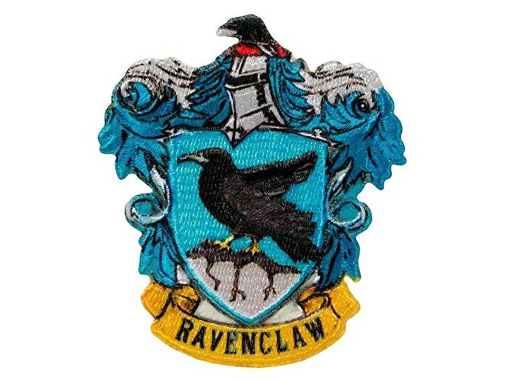 Mono Quick - Harry Potter Hogwarts applicaties, strijkplaatsticker patch, Gryffindor Slytherin Hufflepuff Ravenclaw (18067 - Ravenclaw)