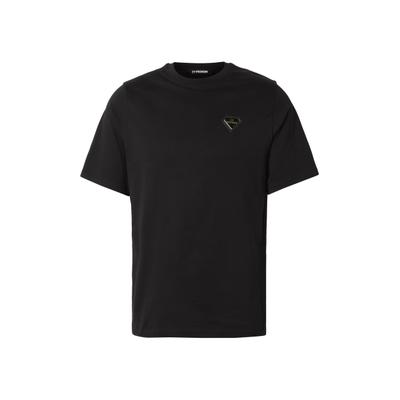 T-Shirt 2Y PREMIUM "2Y Premium Ravok Slim Fit Tee", Herren, Gr. XS, schwarz, 100% Baumwolle, bedruckt, slim fit, Rundhals, Shirts T-Shirt