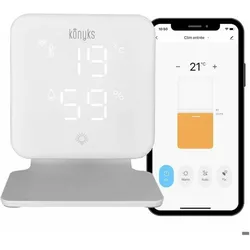 Konyks Climpac Slimme Thermostaat Transparant, Thermostat, Transparent, Weiss