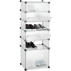 Relaxdays, Schuhschrank, Schuhregal (49 x 36.50 x 126 cm)