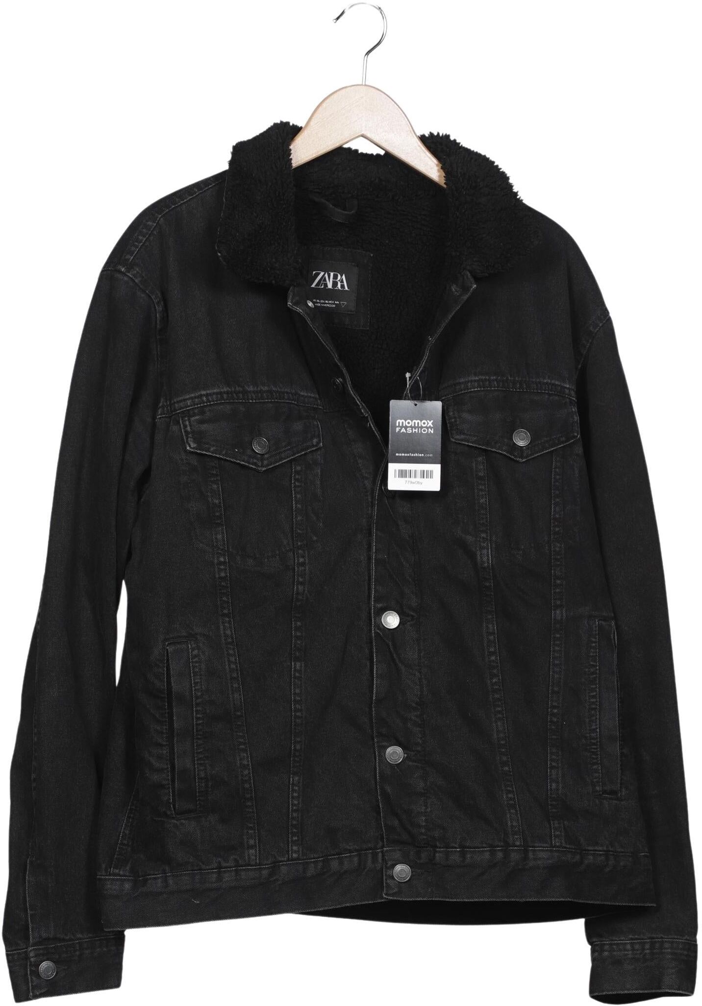 GAS Damen Jacke, Schwarz, Gr. S, Baumwolle / Elasthan / Synthetik - Second Hand