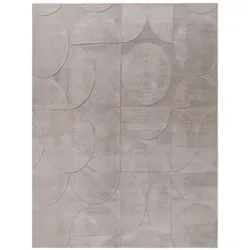 TT Home, Teppich, Wohnzimmer Teppich Esszimmer Kurzflor Geometrische Optik Skandi Boho Unifarben (220 x 160 cm)
