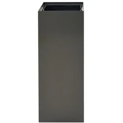 PROREGAL Robuste & modulare Abfalltrennanlage | 60 Liter, HxBxT 70x26x3x33,5cm | Inkl. Verbindungsstücke | Anthrazit