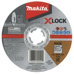 makita Trennscheibe 125x1,2mm X-Lock E-00418