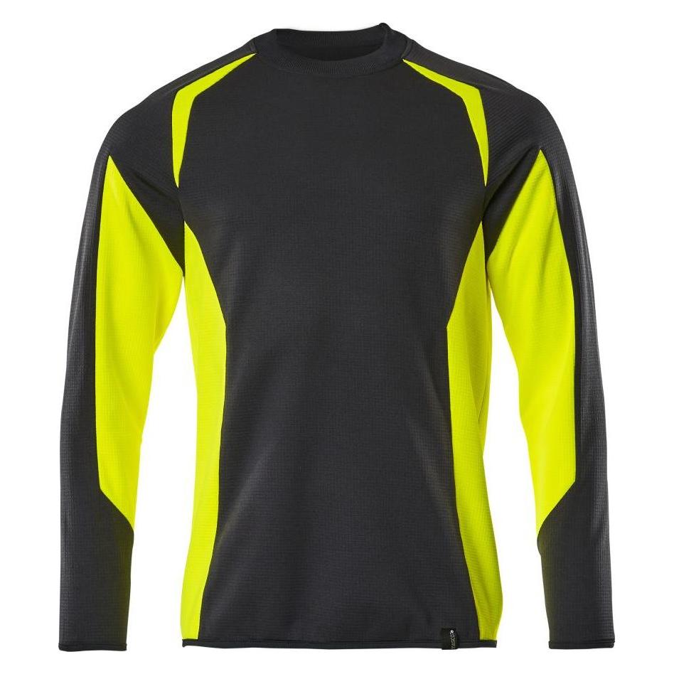 Mascot Sweatshirt mit UV-Schutz schwarz/HiVis Gelb Gr. 4XL (4XL) (5711074974467)